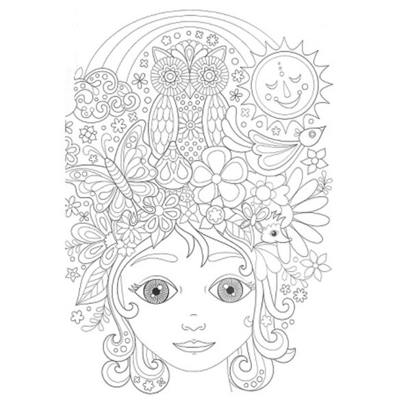 3 Coloring Books  -  Fantasy - Picture 9 of 12